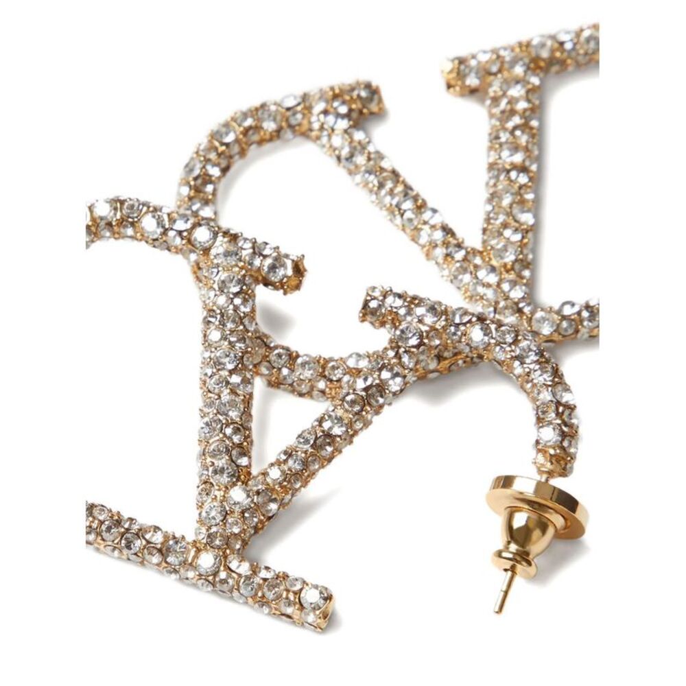 Valentino Garavani Gold Brass Women's Earrings - Picture 2 of 3